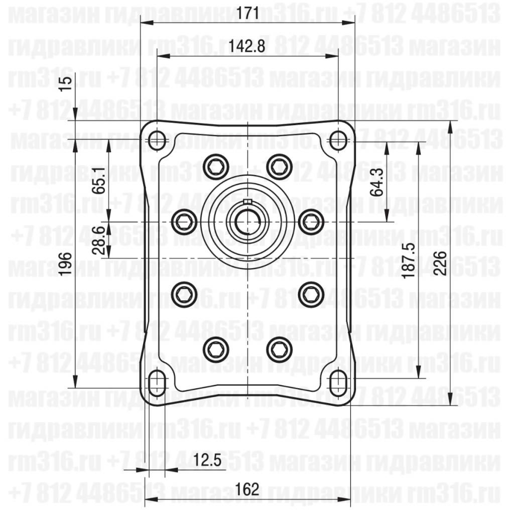 ALP4 Marzocchi насос шестеренный