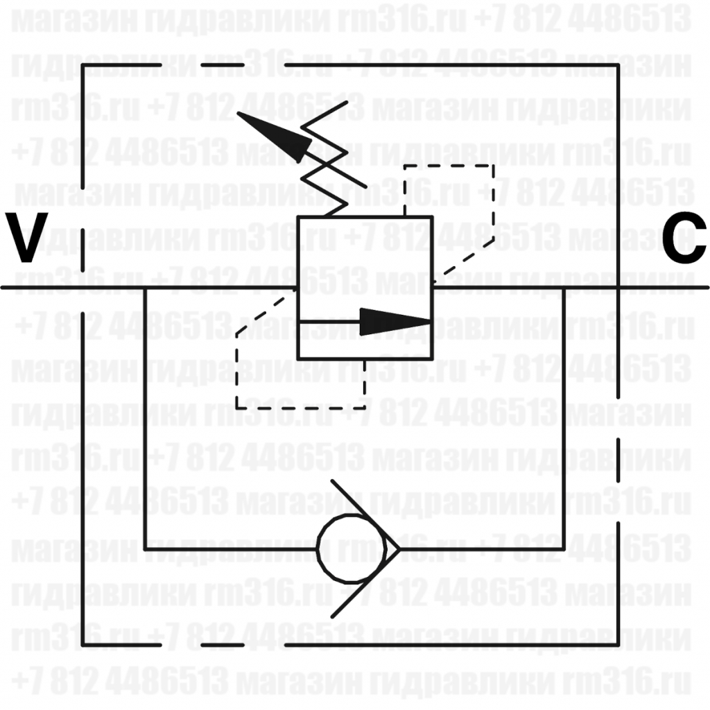 гидроклапан VSQL 3/8, VSQL 1/2, VSQL 3/4 