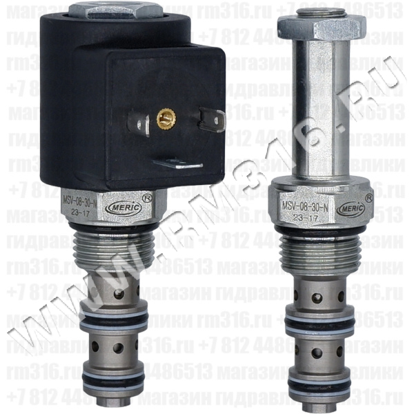 MSV-08-30-N Трёхлинейный гидравлический клапан (гидроклапан) картриджного (ввертного) исполнения