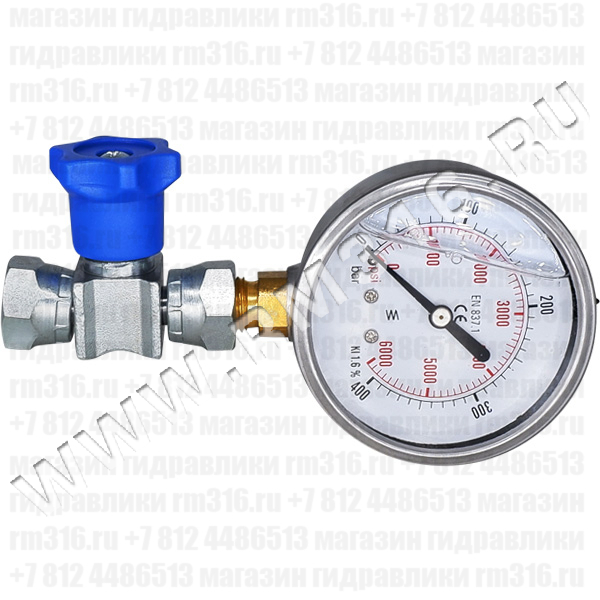 1608010102 EMIL01C Кран для подключения манометра
