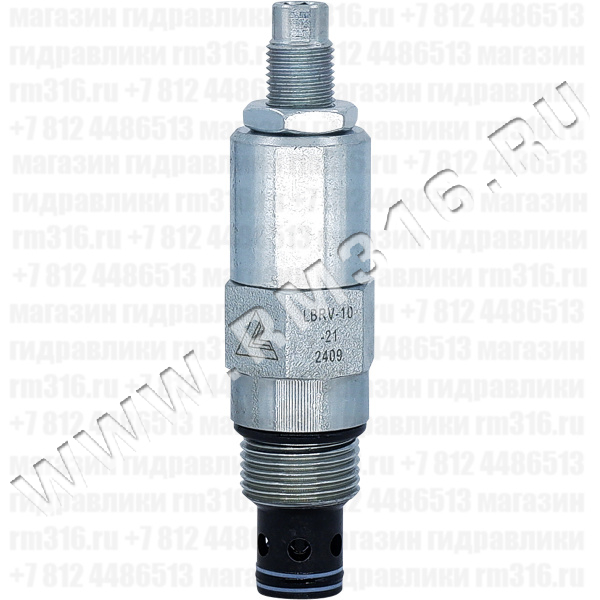 LBRV-10 Предохранительный гидравлический клапан (гидроклапан) картриджного (ввертного) исполнения, гнездо SAE10/2 (SAE 10)