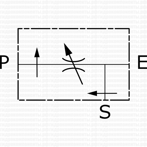 Регулятор потока гидравлический схема