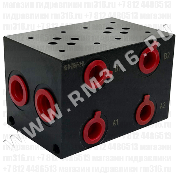 HSD-ZVB6P-2-B Ningbo Hanshang Hydraulic HSD-ZVB6P-2-B Плита CETOP 3 под 2 места (гидрораспределителя)