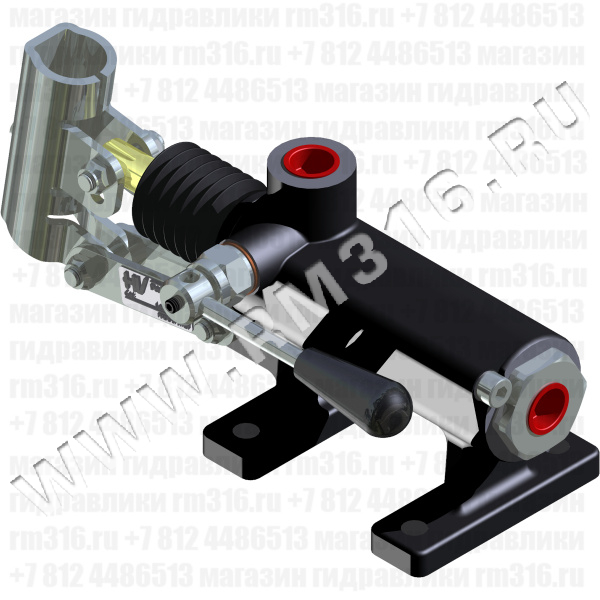 6079.0035 PMO-70-L-s Ручной насос гидравлический (гидронасос) с резиновой защитой поршня, 70 см3 Ручной насос гидравлический 70 см3