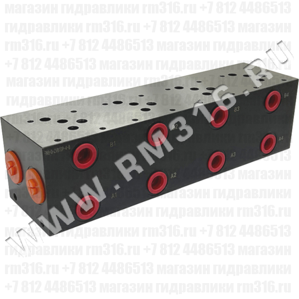 HSD-ZVB10P-4-B Ningbo Hanshang Hydraulic (Китай) HSD-ZVB10P-4-B Плита CETOP 5 NG10, Ду=10 мм под 4 гидрораспределителя