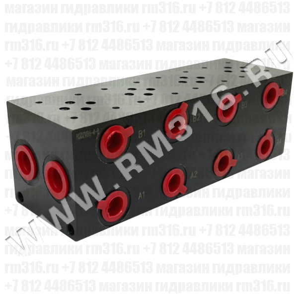 HSD-ZVB6P-4-B Плита CETOP 3 под 4 места (гидрораспределителя)