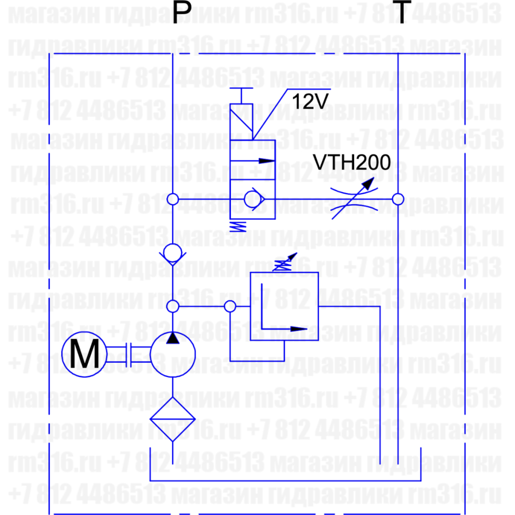 Мотор-насосный агрегат постоянного тока HPP/D5-1051